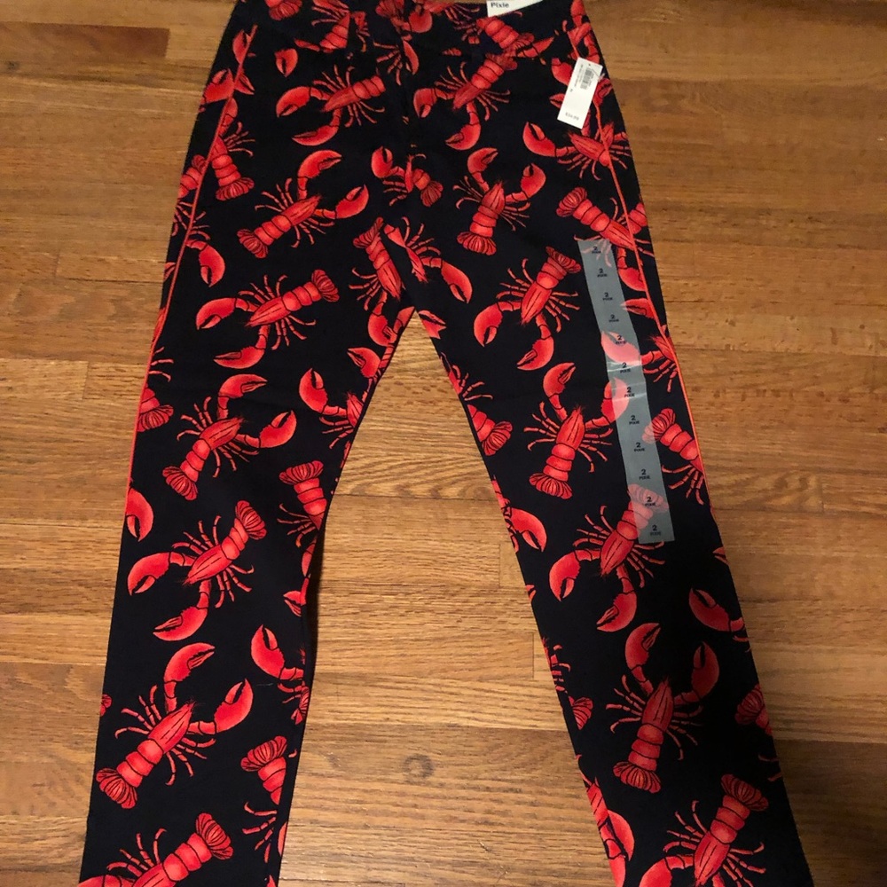 Old Navy Pixie Lobster Print Pants